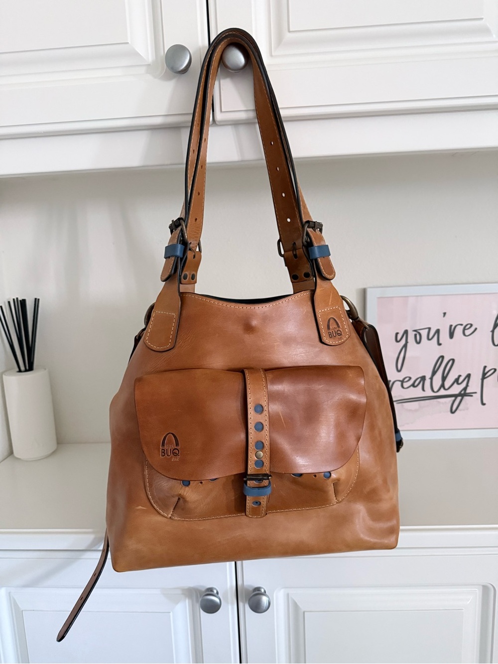 Custom Lady Buq Art Leather Bag